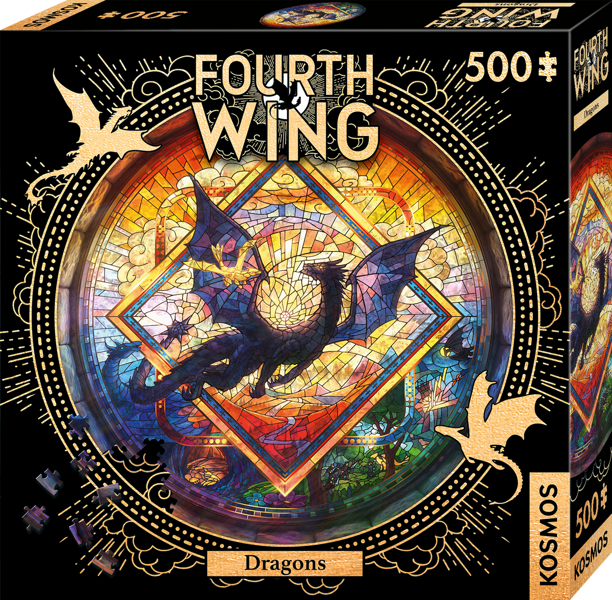 Fourth Wing Puzzle - Dragons