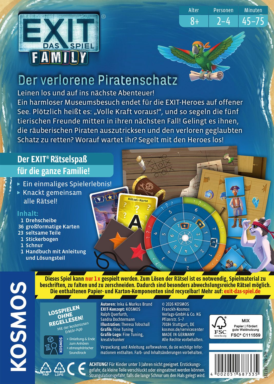 EXIT® - Das Spiel Family: Der verlorene Piratenschatz