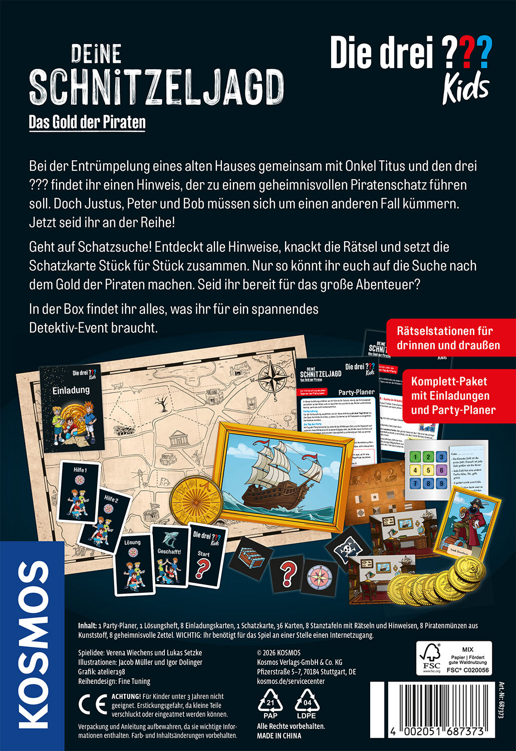 Die drei ??? Kids: Deine Schnitzeljagd - Das Gold der Piraten