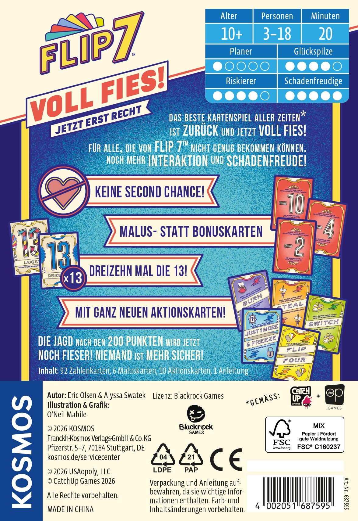 Flip 7 Voll Fies