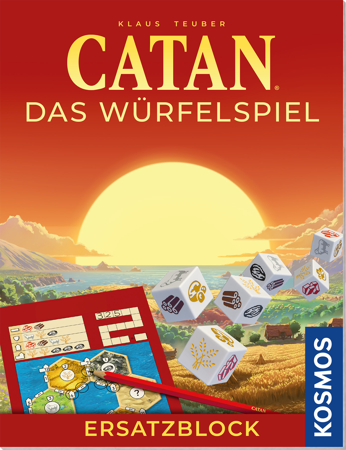 CATAN - Das Würfelspiel - Ersatzblock - Zubehör