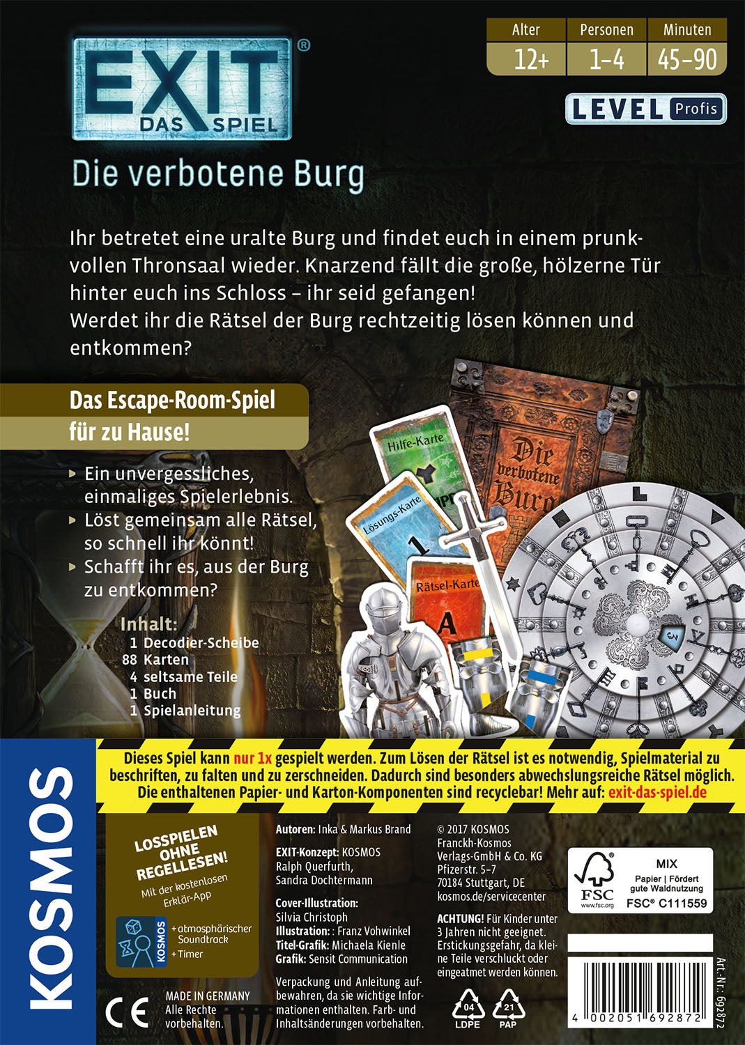 EXIT® - Das Spiel: Die verbotene Burg