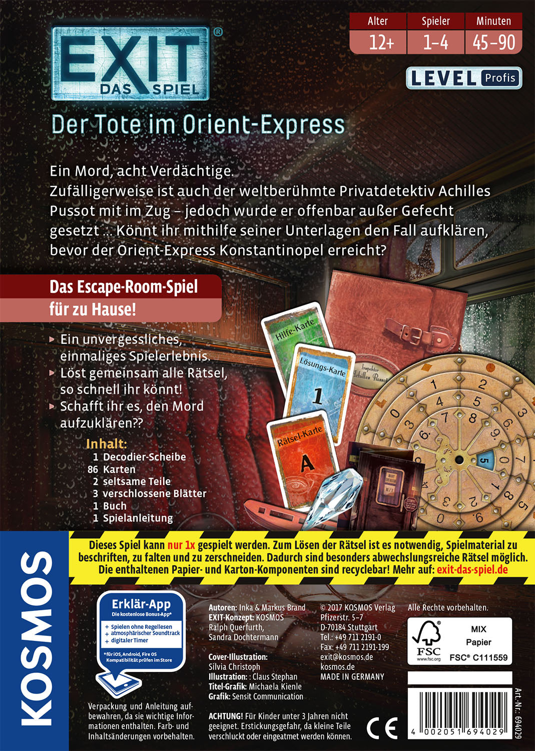 EXIT® - Das Spiel: Der Tote im Orient-Express