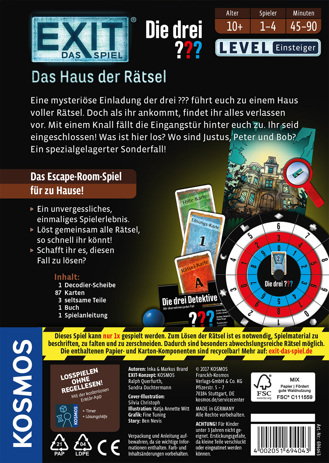 EXIT® - Das Spiel: Das Haus der Rätsel