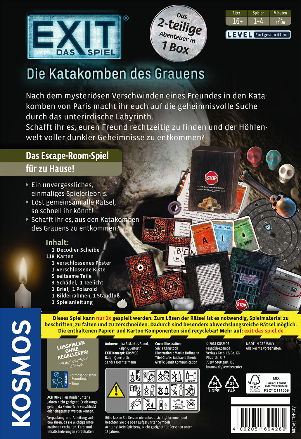 EXIT® - Das Spiel - Die Katakomben des Grauens