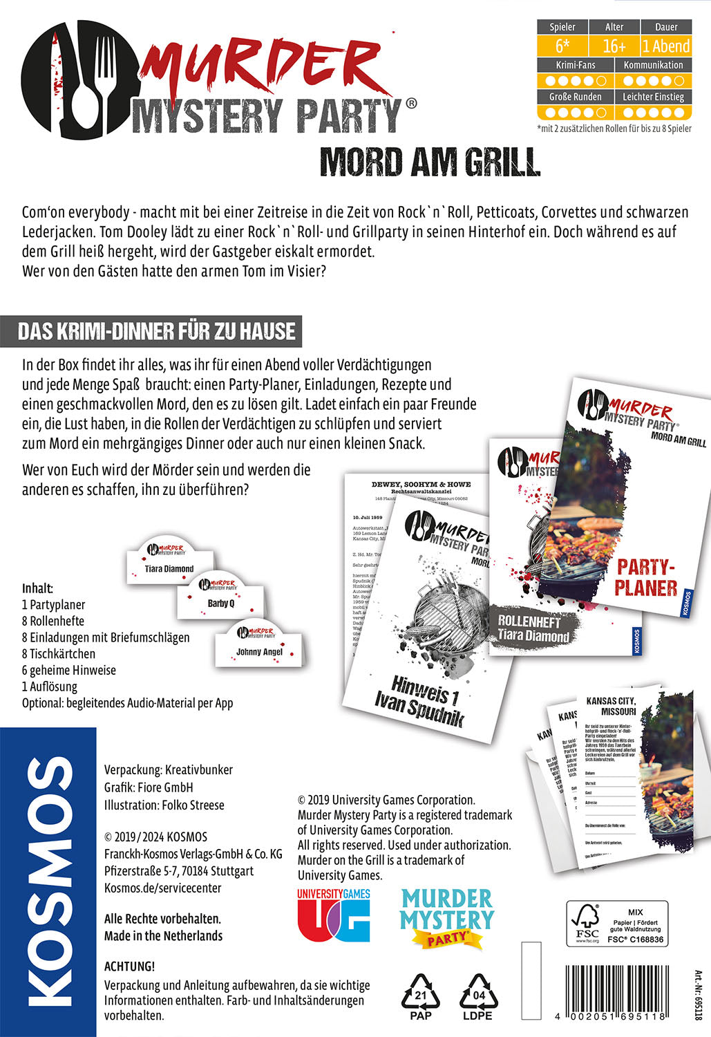 Murder Mystery Party - Mord am Grill