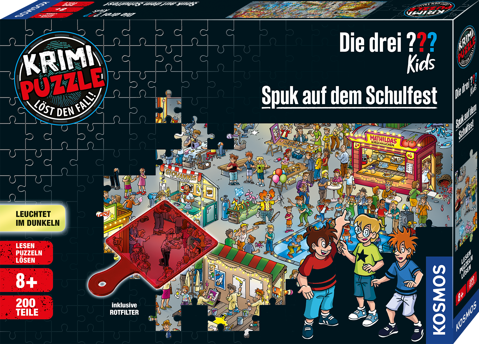 Krimi Puzzle: Die drei ??? Kids - Spuk auf dem Schulfest