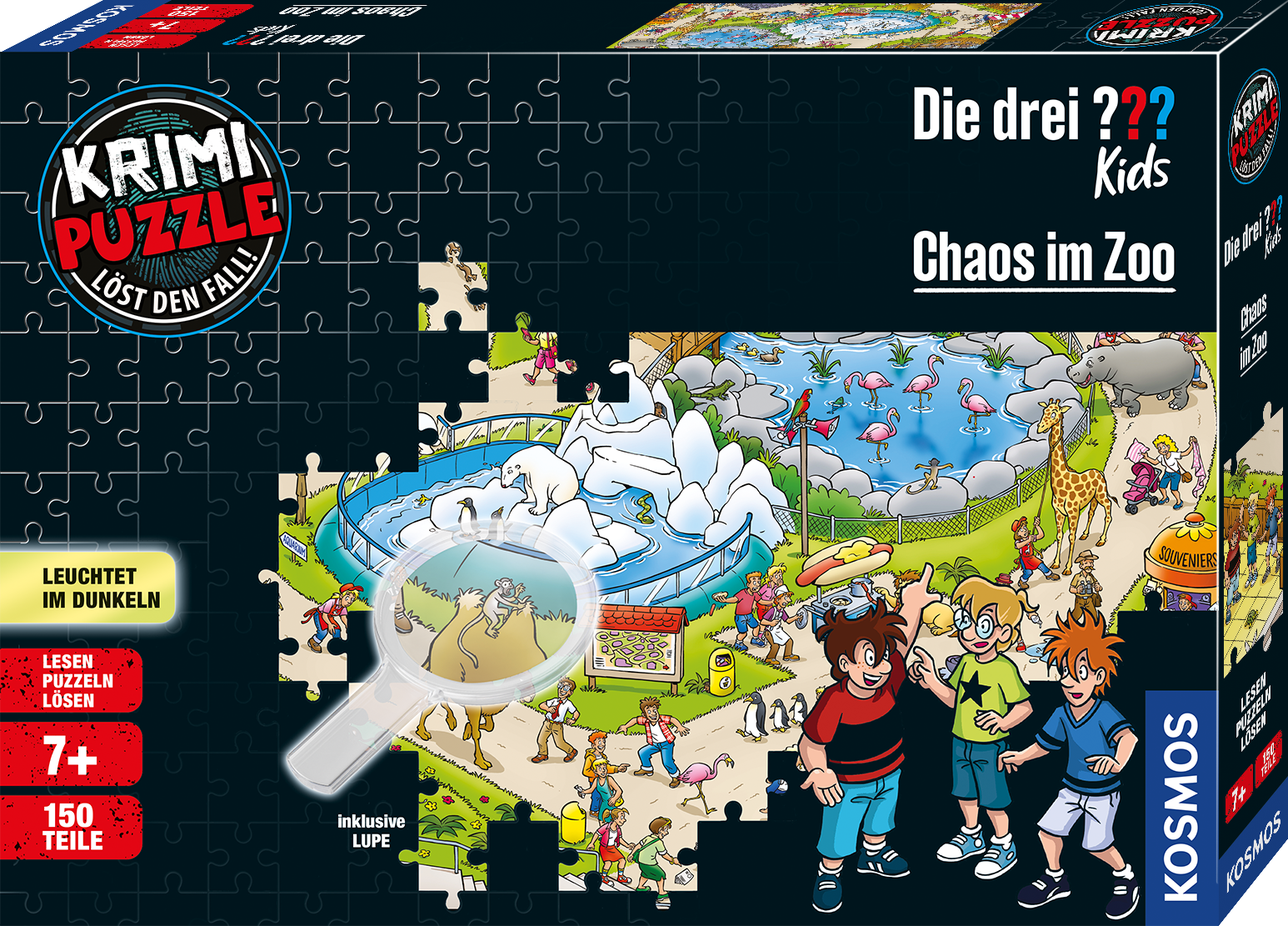 Krimi Puzzle: Die drei ??? Kids - Chaos im Zoo