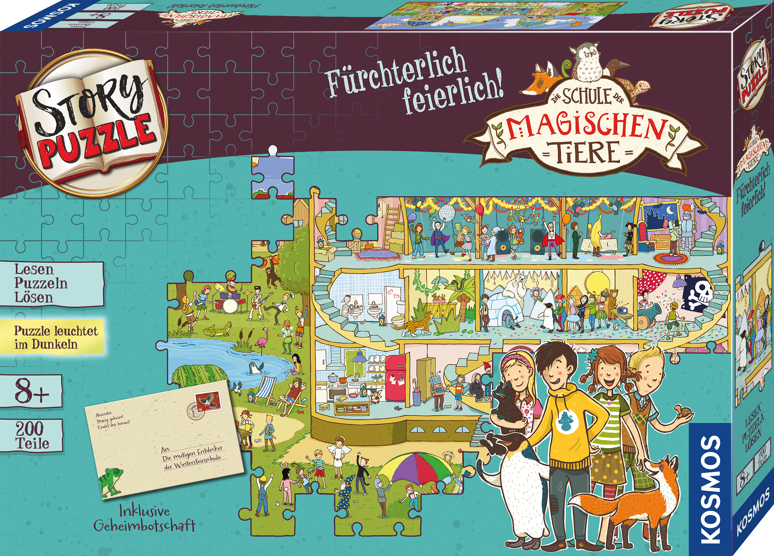 Story Puzzle: Die Schule der magischen Tiere - Fürchterlich feierlich!