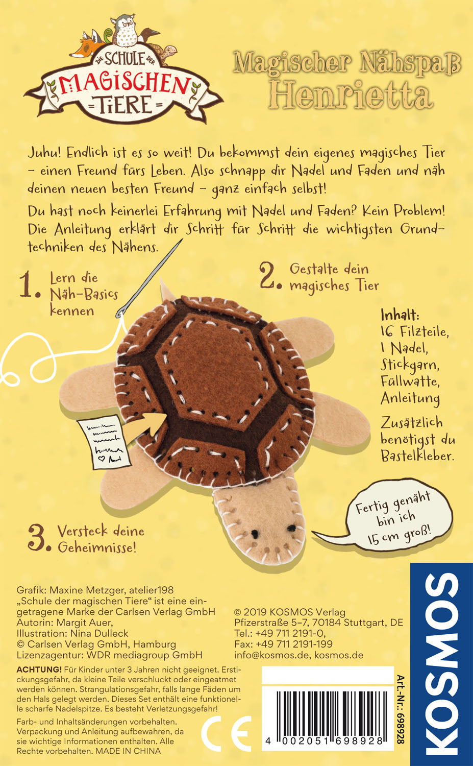 Die Schule der magischen Tiere - Magischer Nähspaß Henrietta