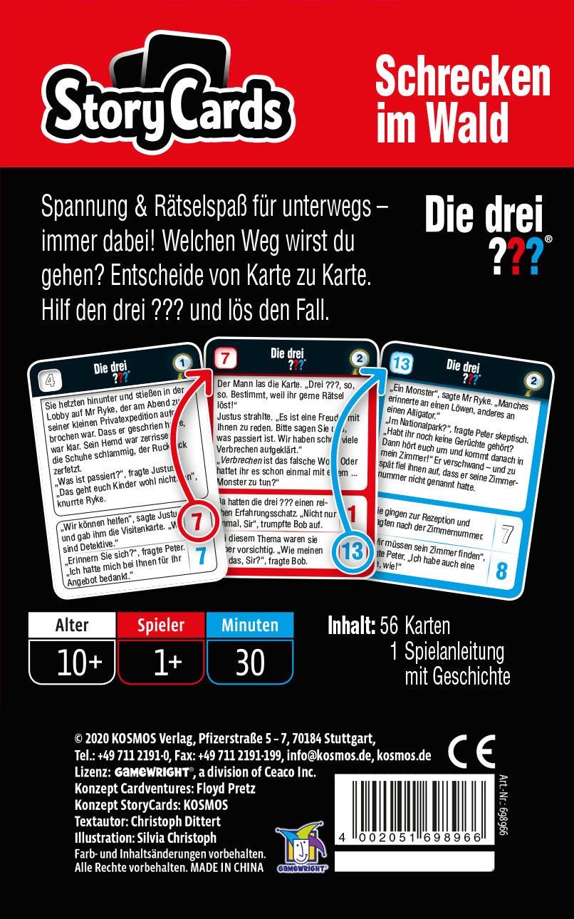 StoryCards - Die drei ??? Schrecken im Wald