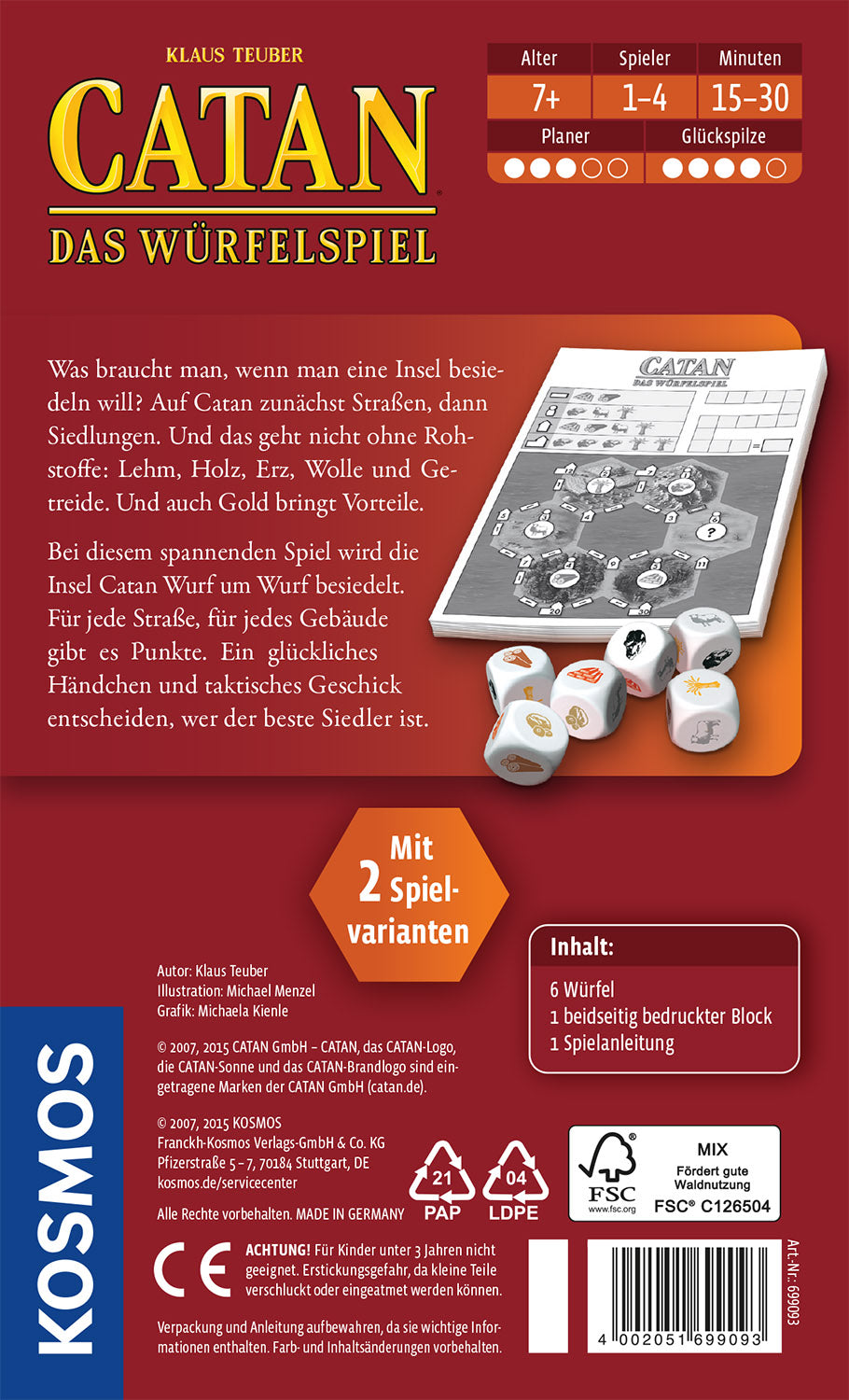 CATAN - Das Würfelspiel