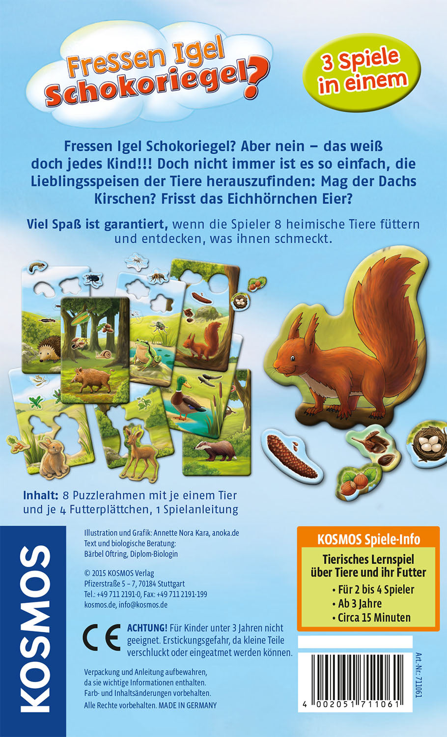 Fressen Igel Schokoriegel?
