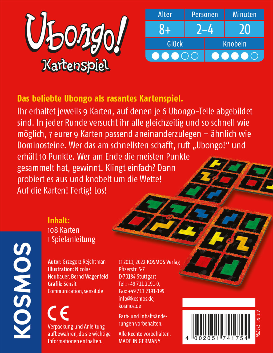 Ubongo - Kartenspiel