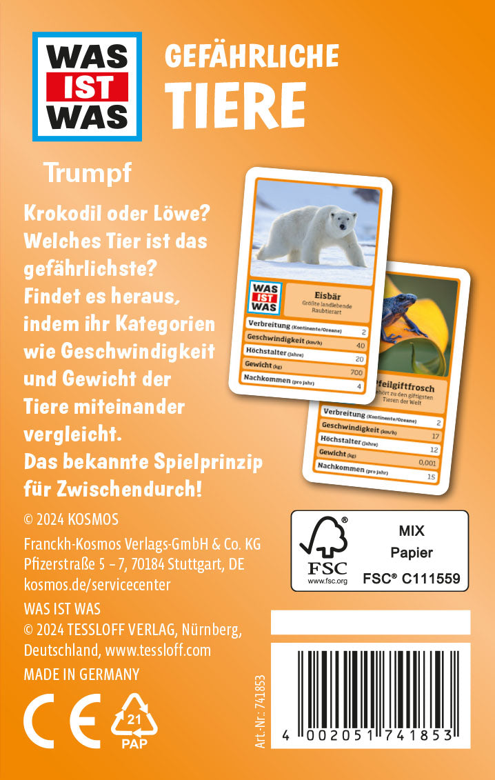 WAS IST WAS Trumpf: Gefährliche Tiere