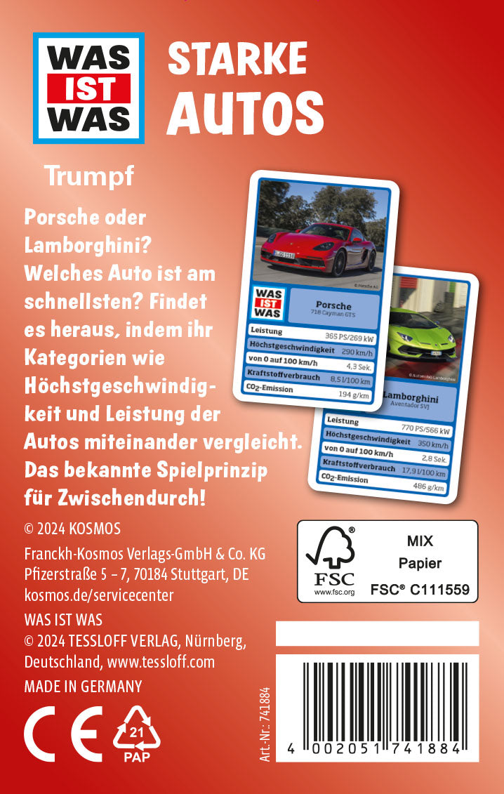 WAS IST WAS Trumpf: Starke Autos