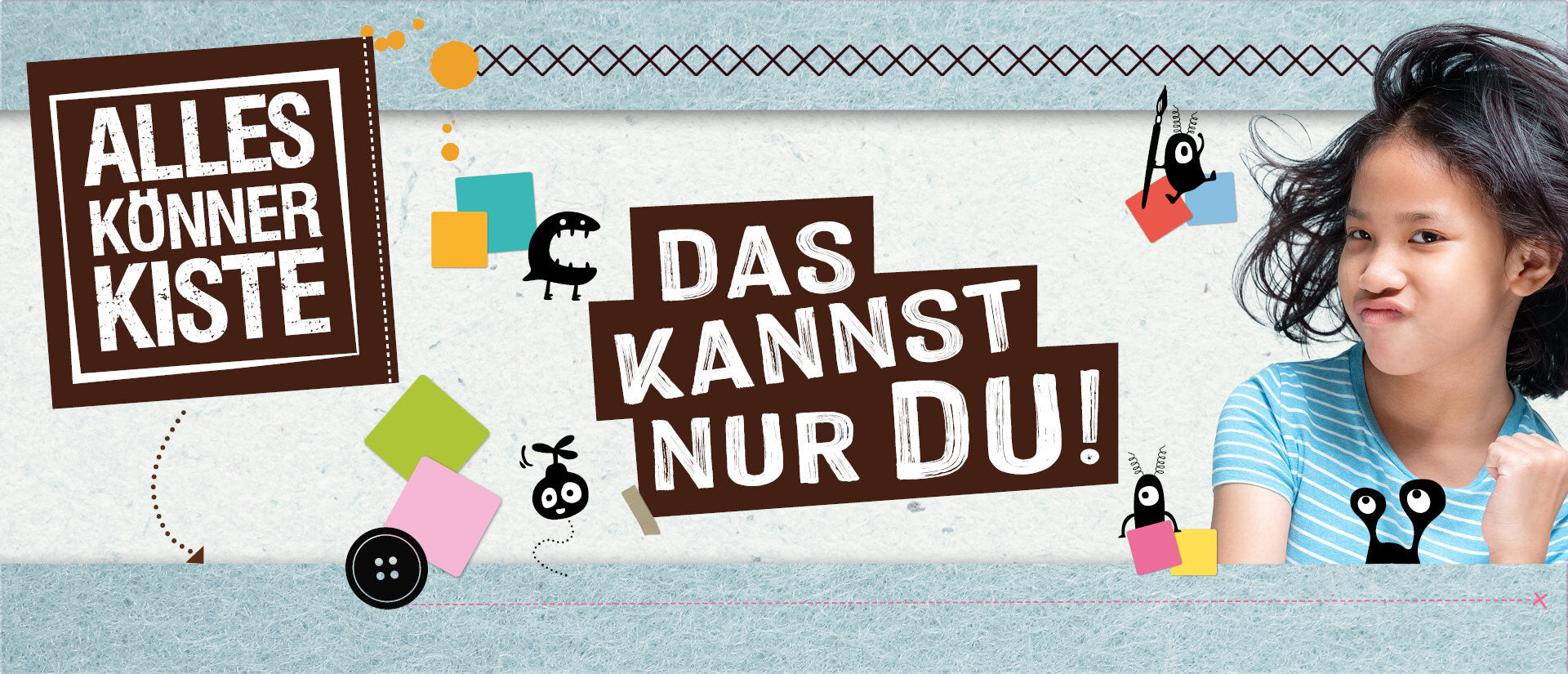 Schwämme häkeln Banner