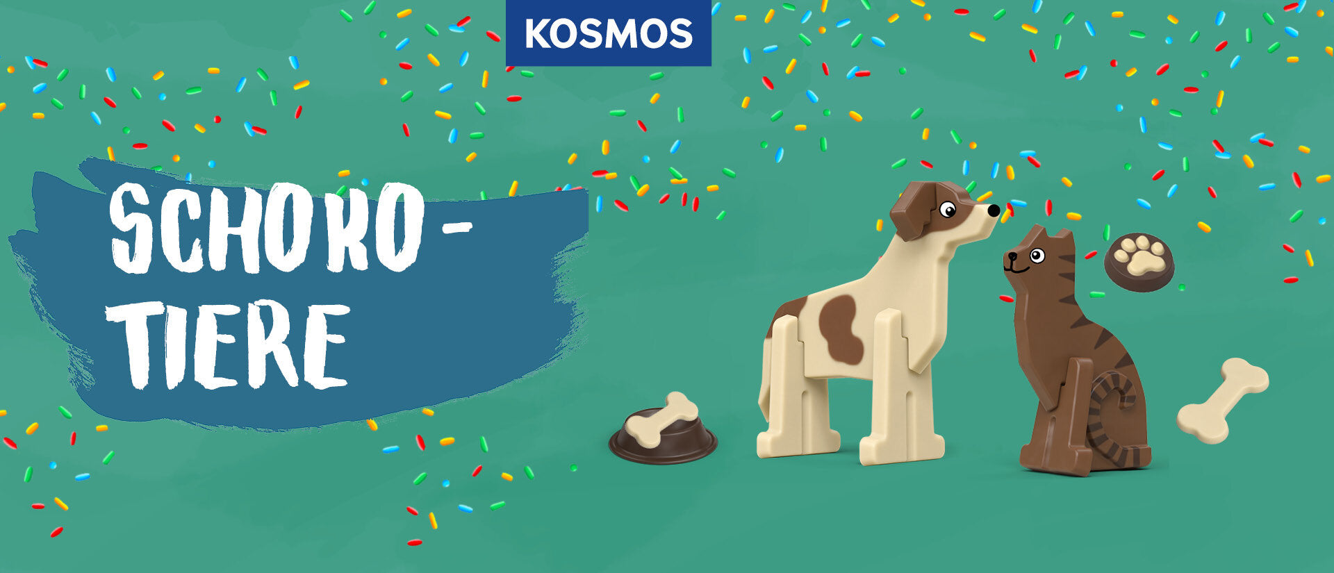 Schoko-Tiere Banner
