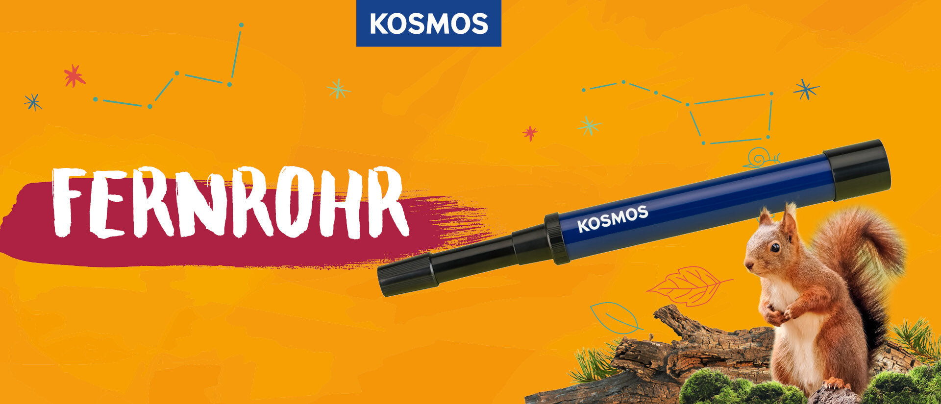 Fernrohr Banner