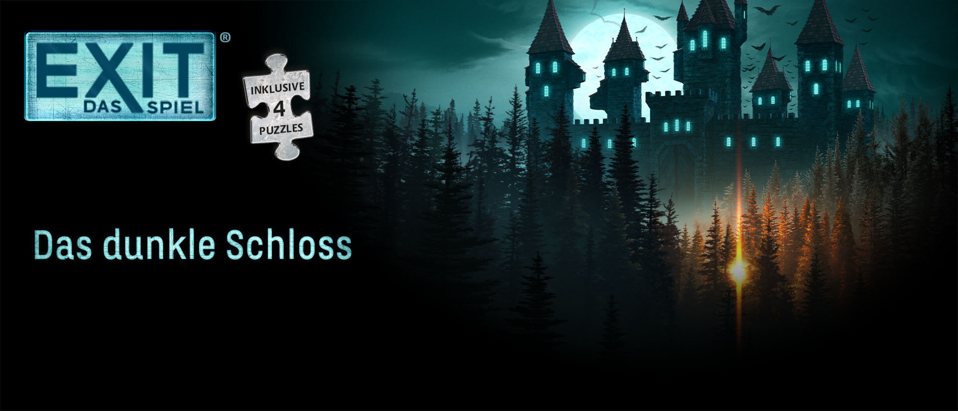 EXIT® - Das Spiel + Puzzle: Das dunkle Schloss Banner