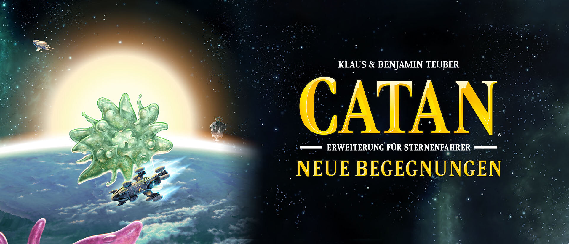 CATAN - Sternenfahrer Erweiterung - Neue Begegnungen Banner