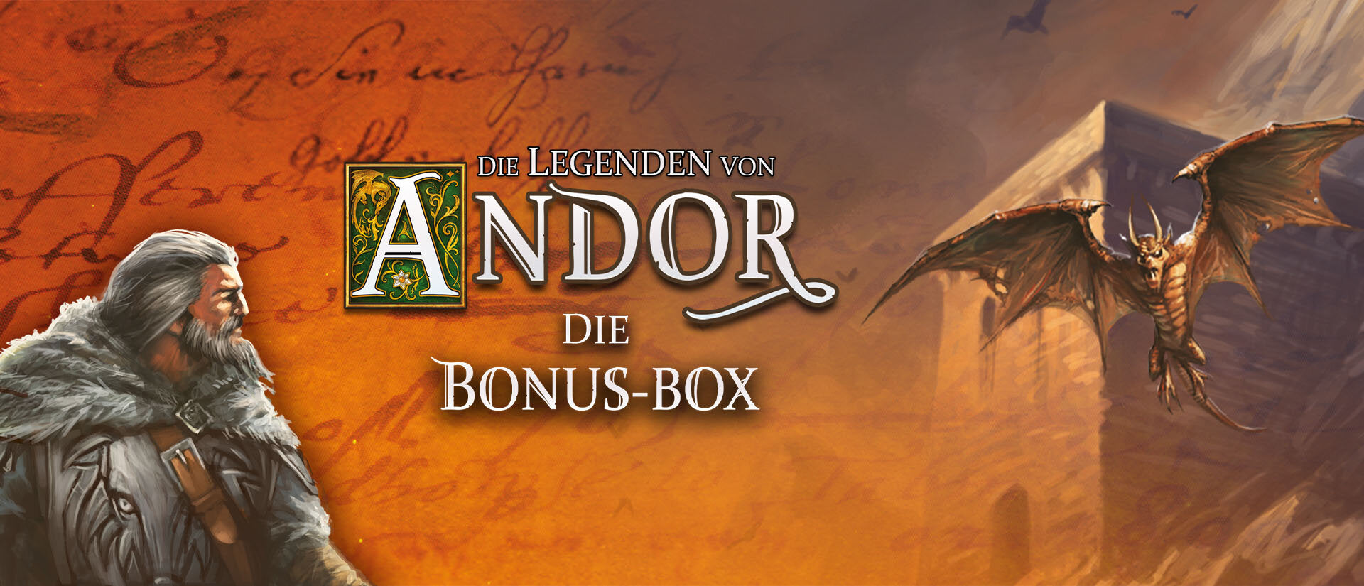 Die Legenden von Andor - Die Bonus-Box Banner