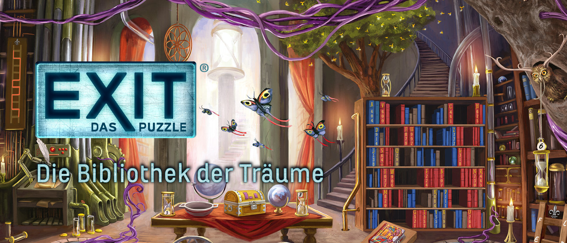 EXIT® - Das Puzzle: Die Bibliothek der Träume Banner