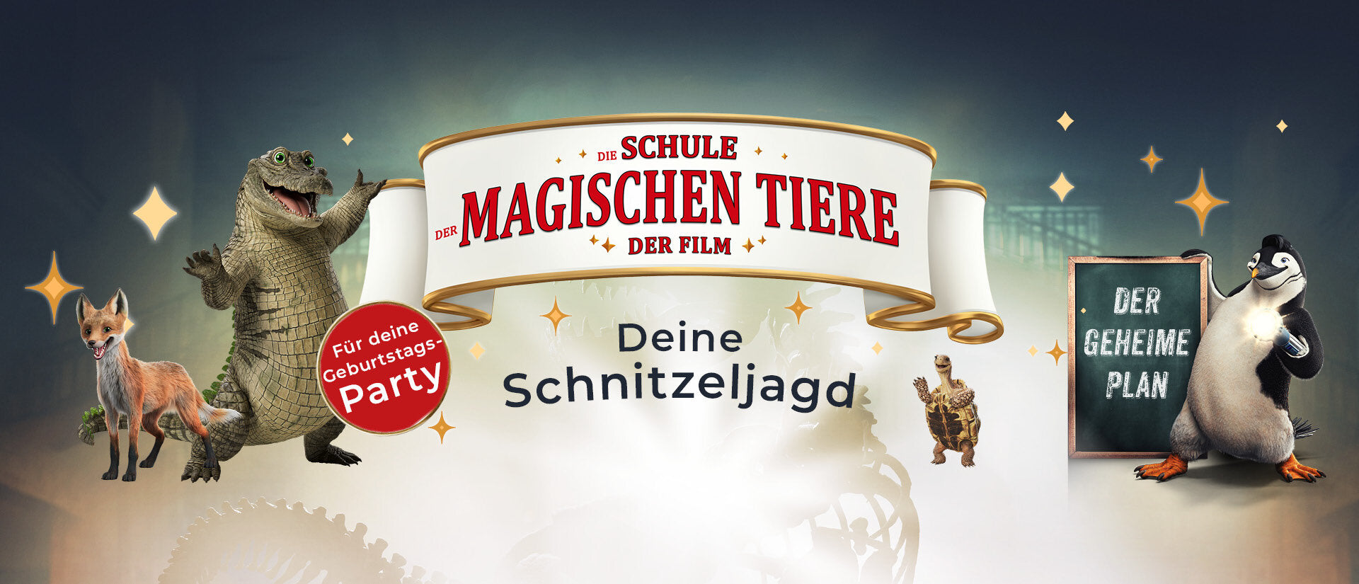 Die Schule der magischen Tiere - Der Film: Deine Schnitzeljagd Banner