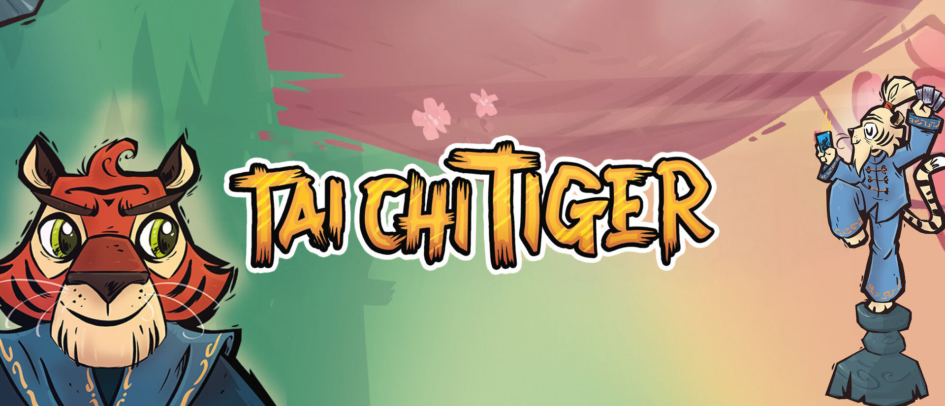 Tai Chi Tiger Banner