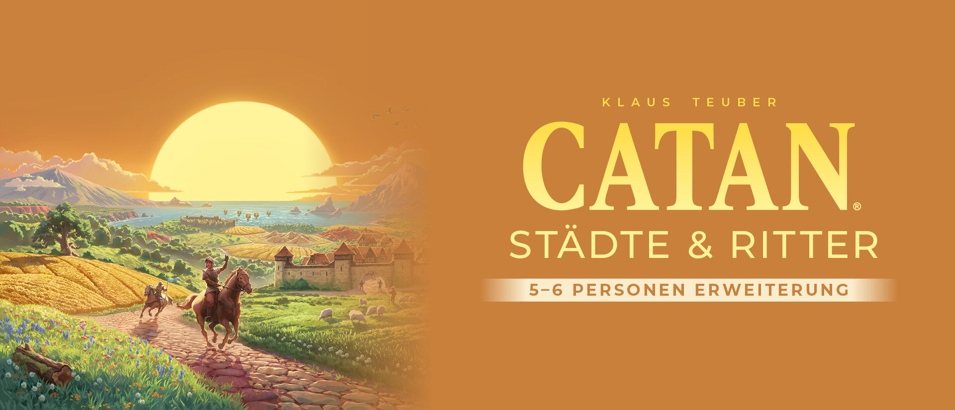 CATAN - Städte & Ritter - 5-6 Personen Erweiterung Banner