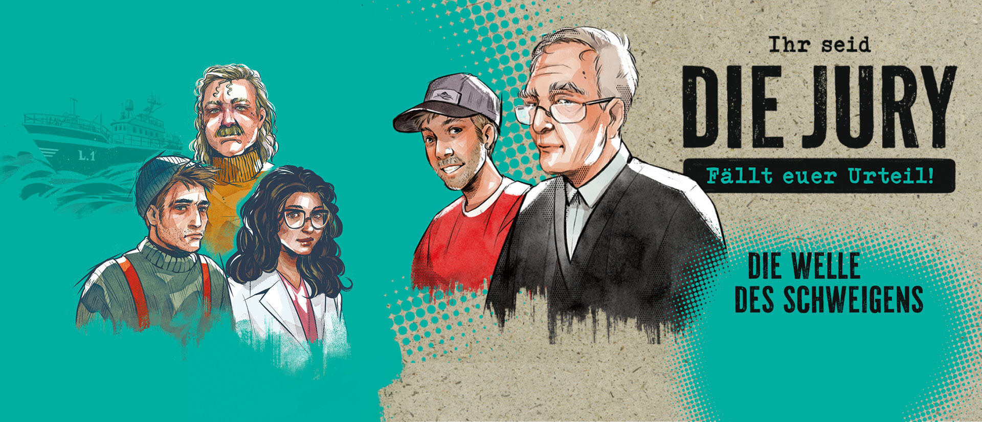 Ihr seid die Jury: Die Welle des Schweigens Banner