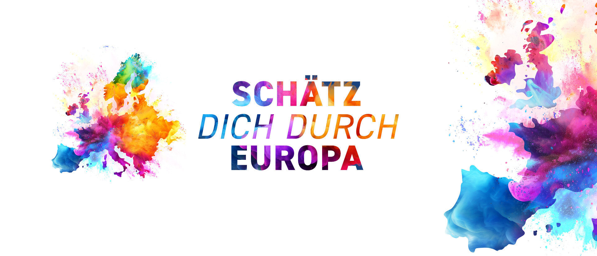 Schätz dich durch Europa Banner