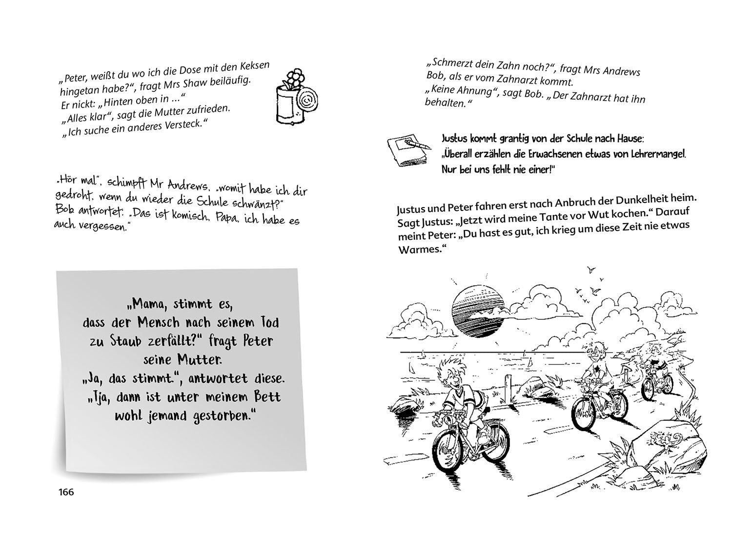 Die drei ??? Kids, Schülerwitze