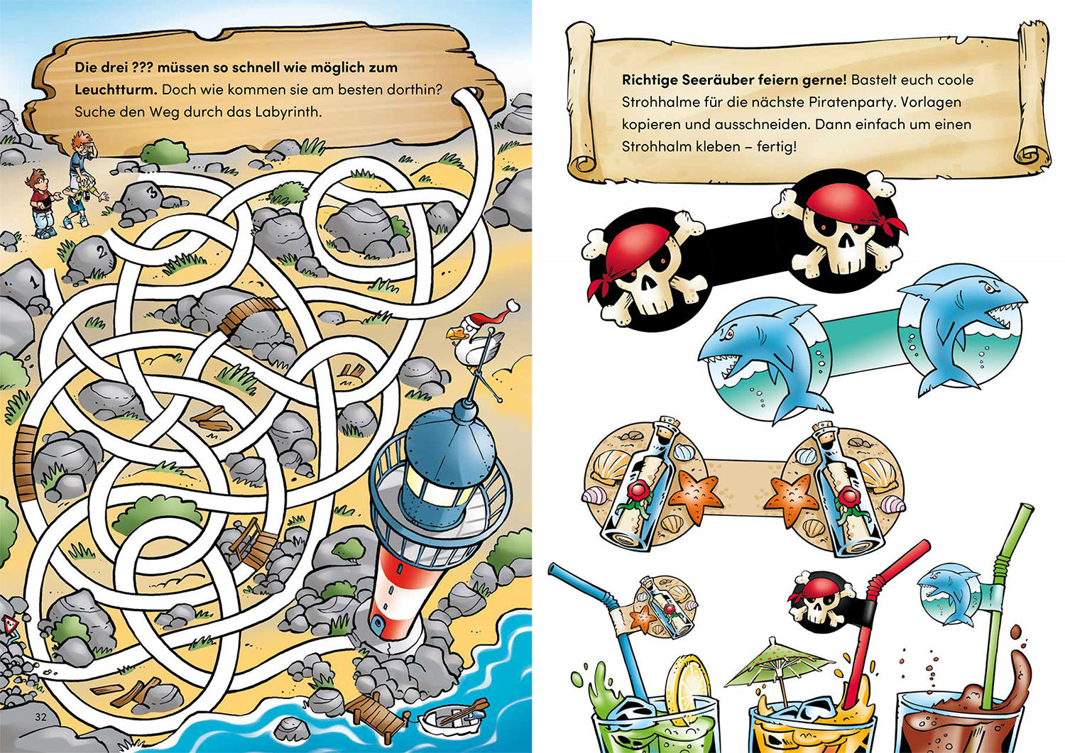 Die drei ??? Kids Ferienrätselbuch