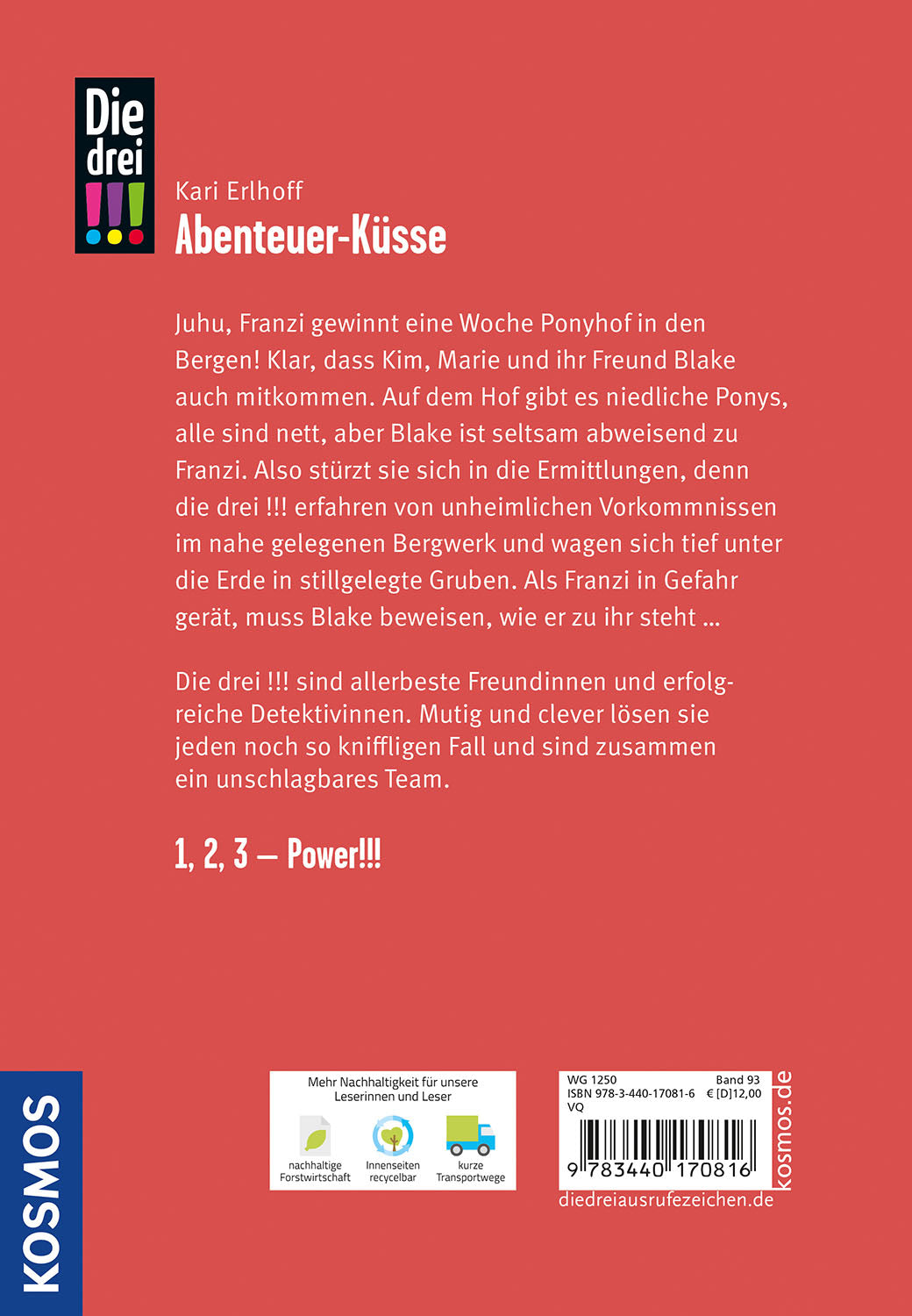 Die drei !!!, 93, Abenteuer-Küsse