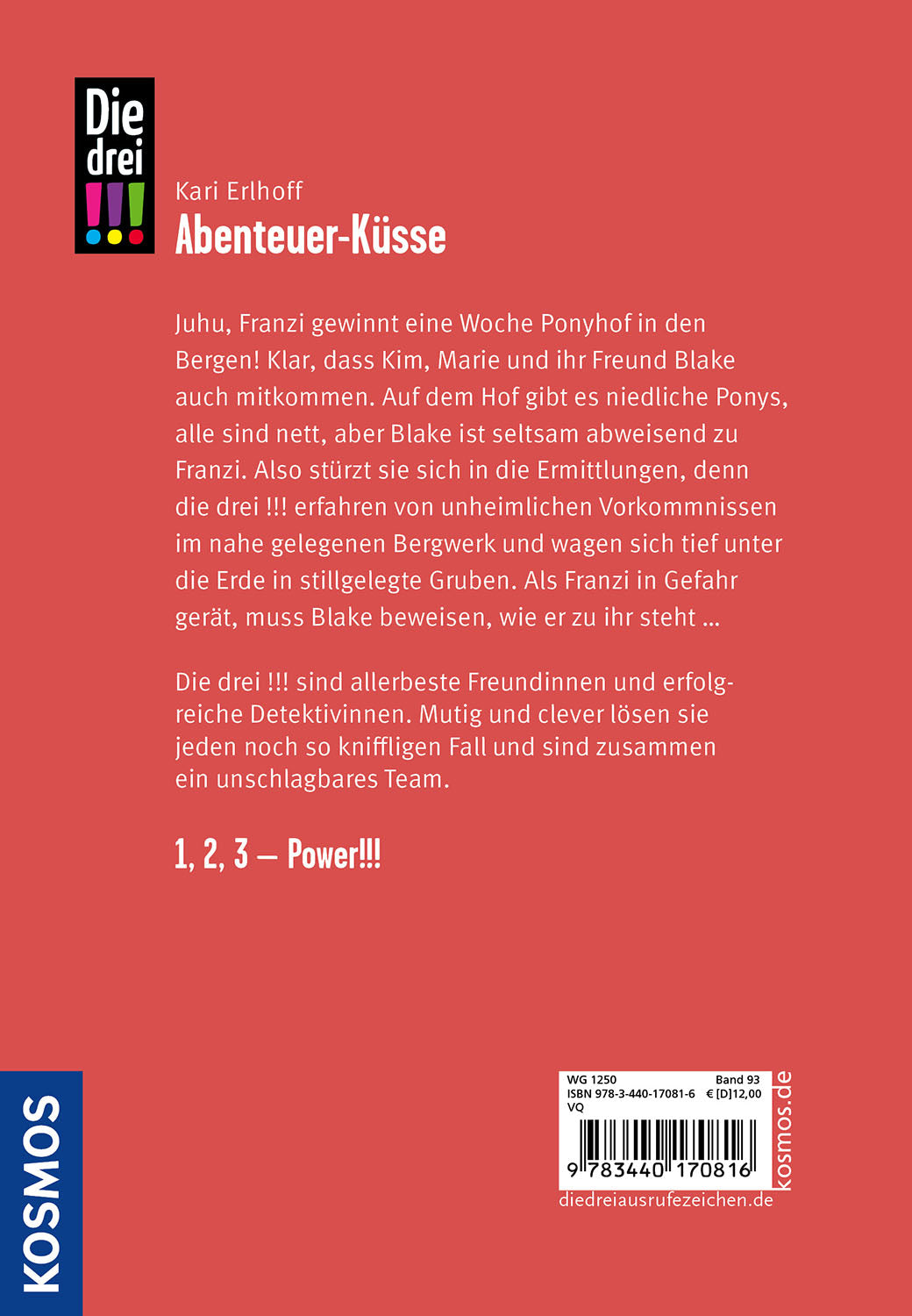 Die drei !!!, 93, Abenteuer-Küsse