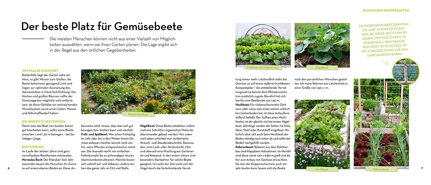 Was mache ich wann im Gemüsegarten?