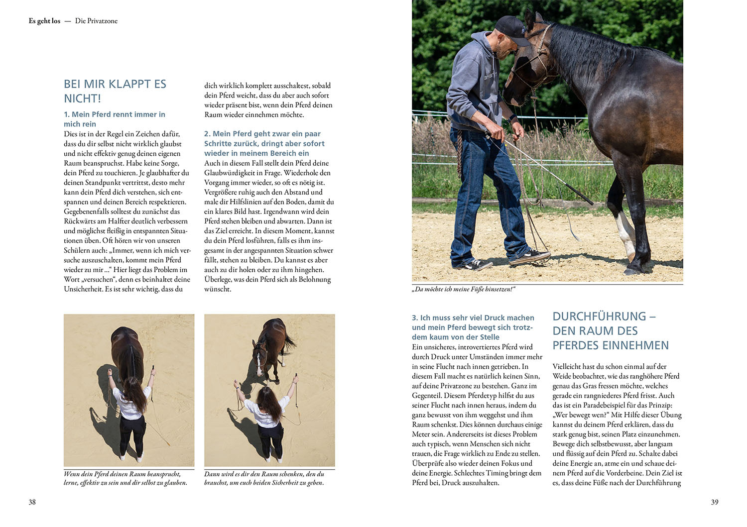 Learning Horsemanship with Jenny and Peer