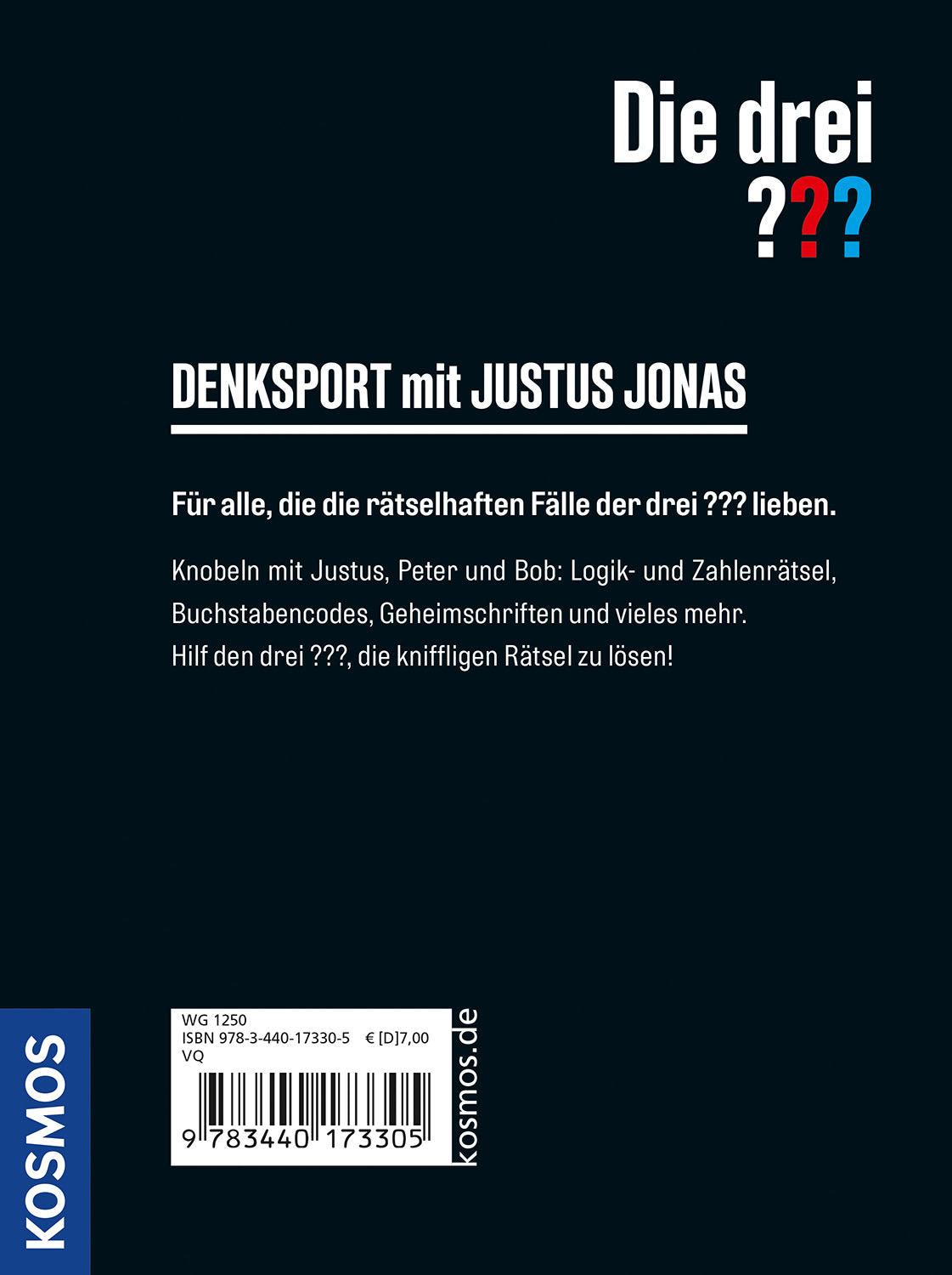 Die drei ??? Denksport mit Justus Jonas