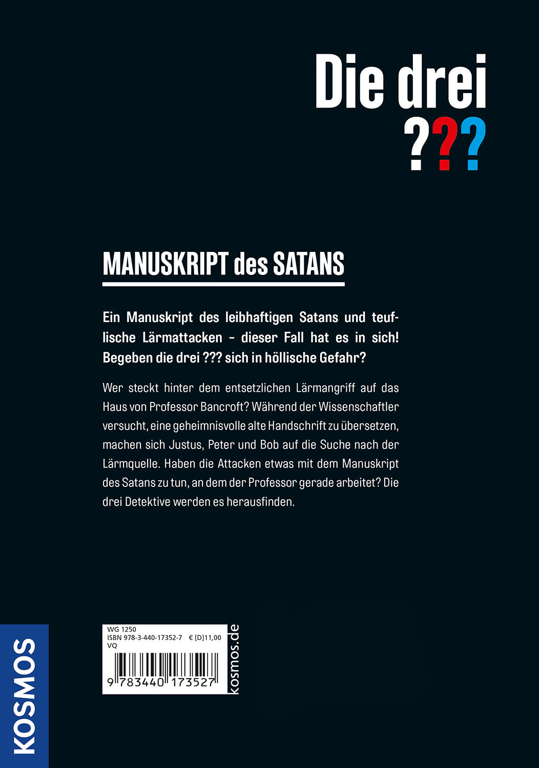 Die drei ??? Manuskript des Satans