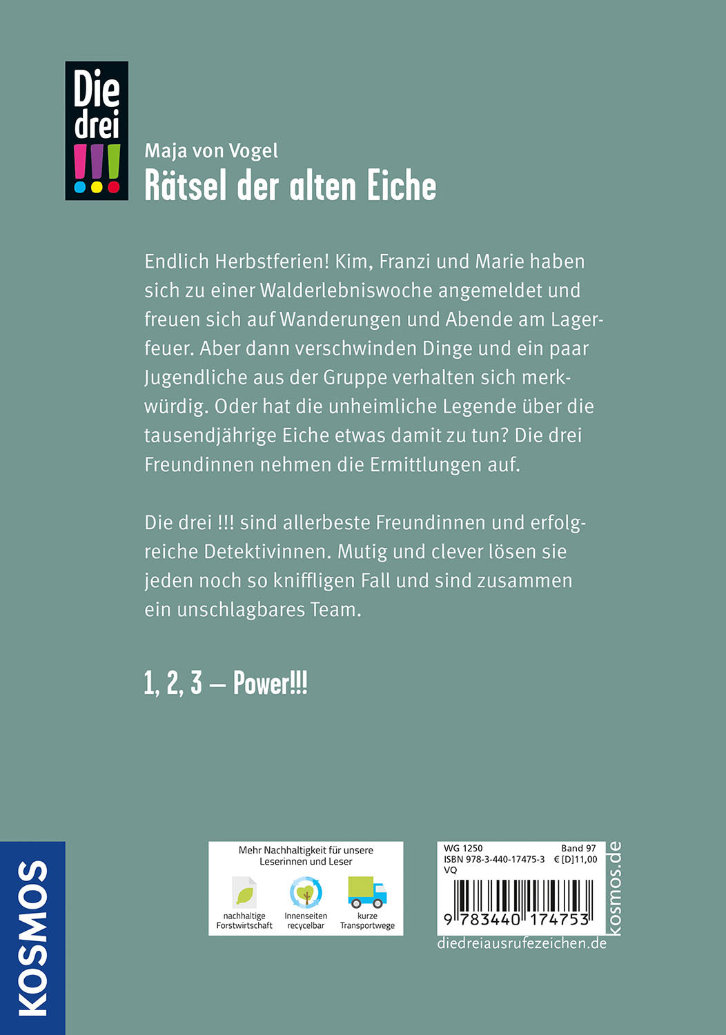 Die drei !!!, 97, Rätsel der alten Eiche