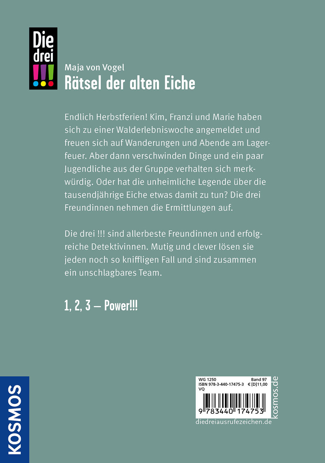 Die drei !!!, 97, Rätsel der alten Eiche