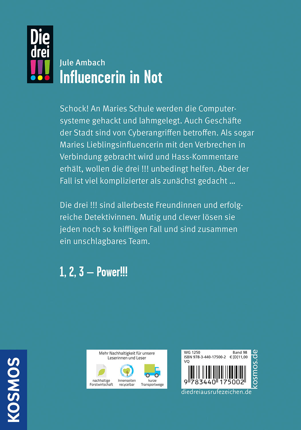 Die drei !!!, 98, Influencerin in Not