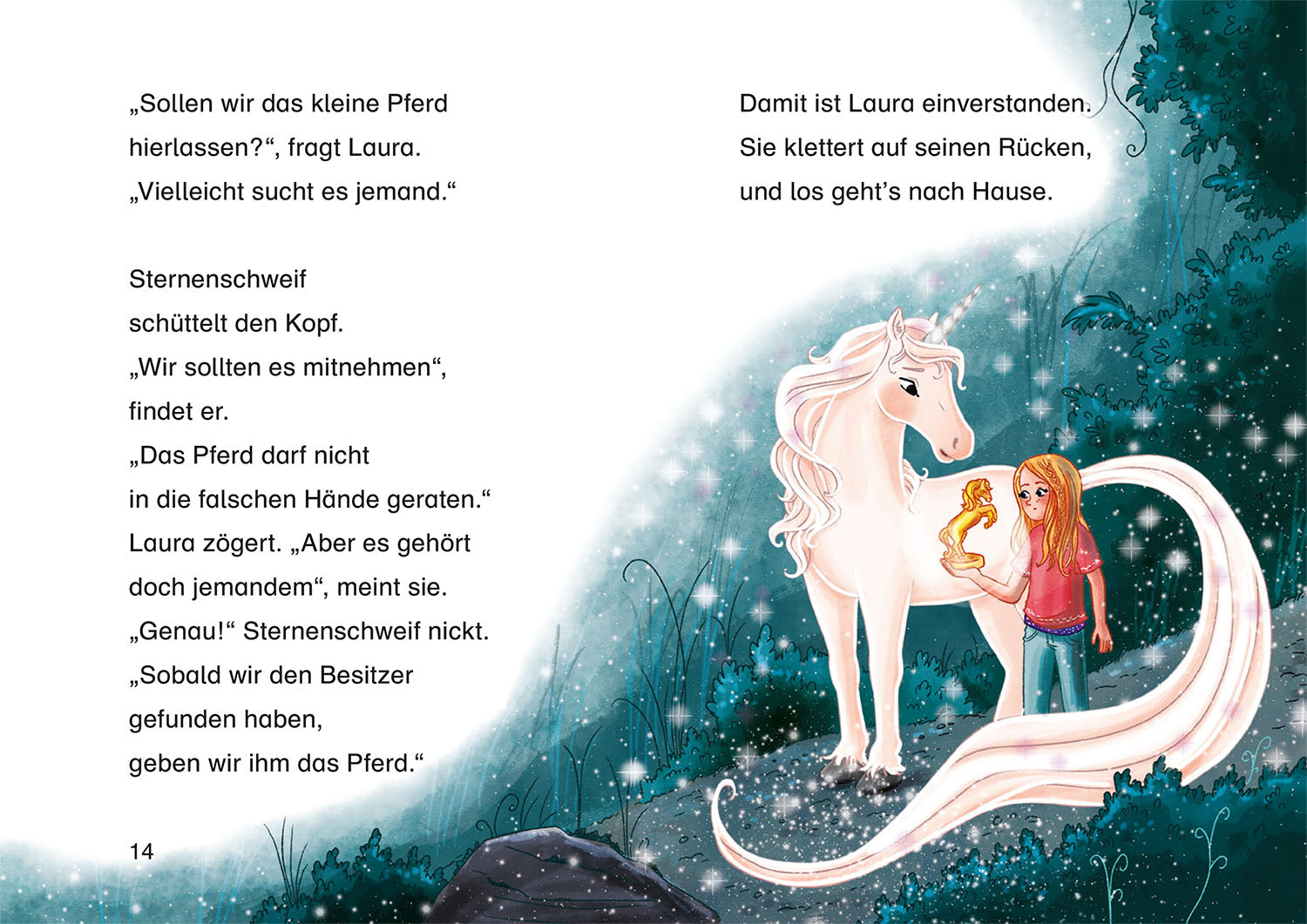 Sternenschweif, Bücherhelden 1. Klasse, Das Glückspferd