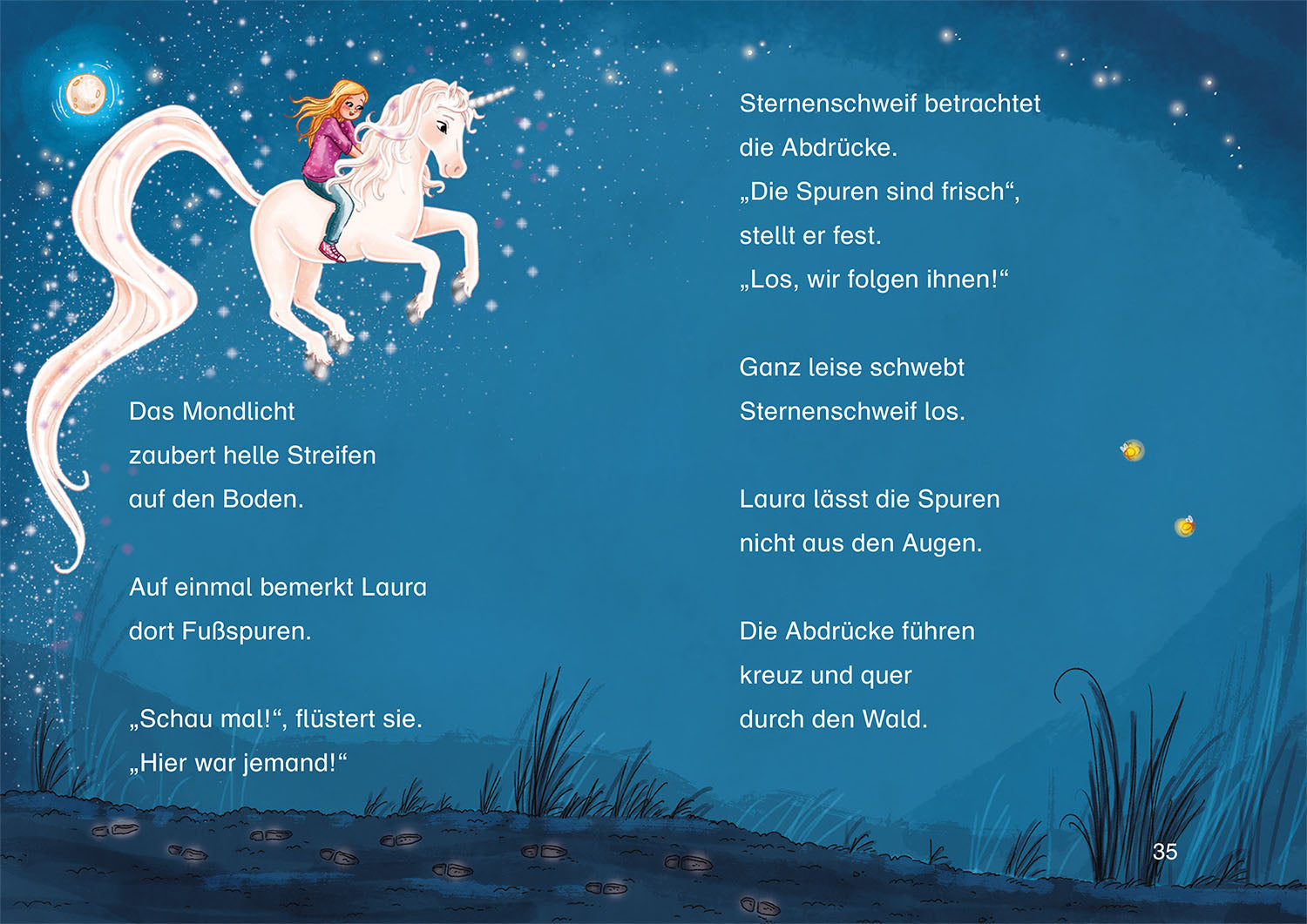 Sternenschweif, Bücherhelden 1. Klasse, Das Glückspferd