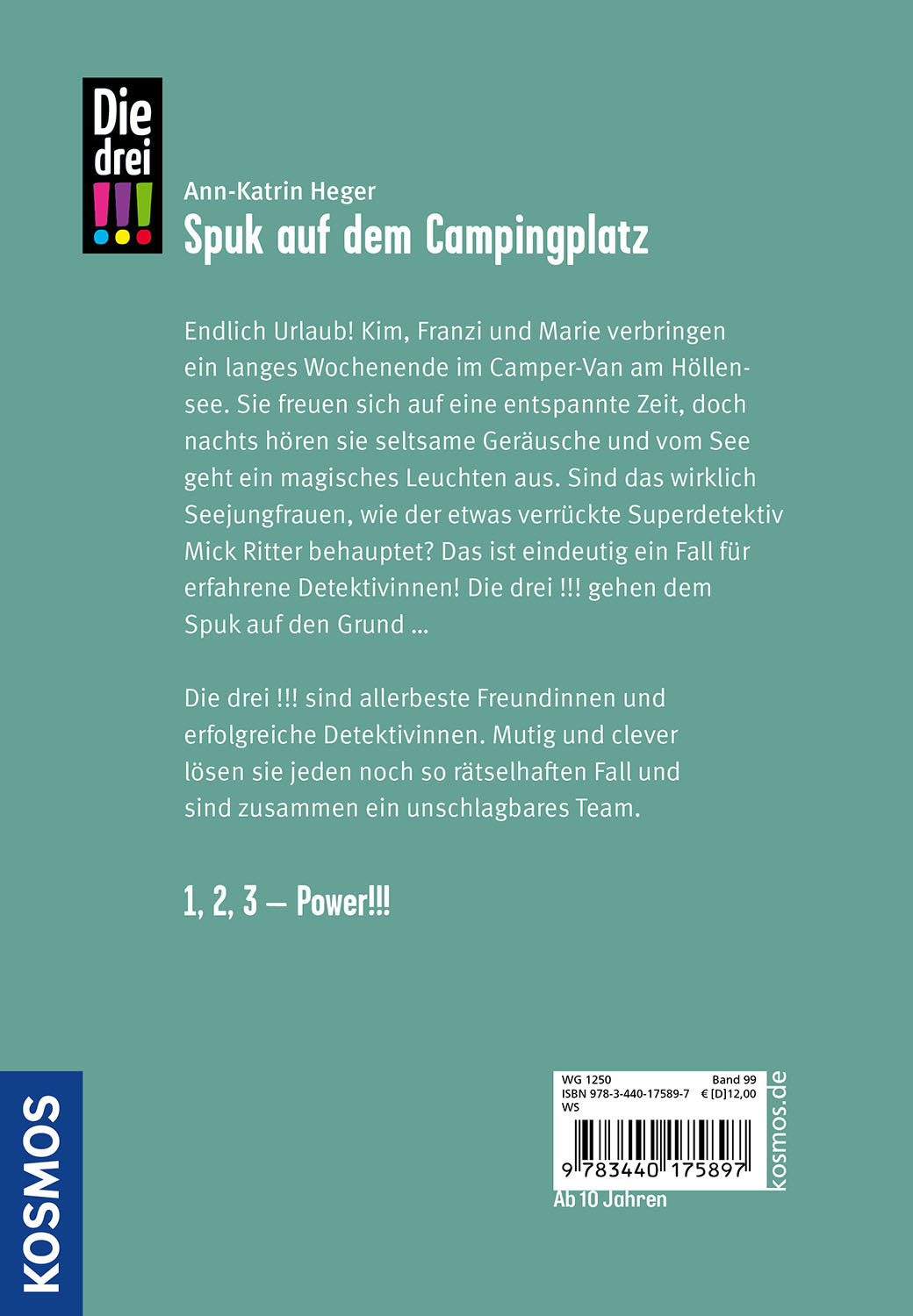 Die drei !!!, 99, Spuk auf dem Campingplatz