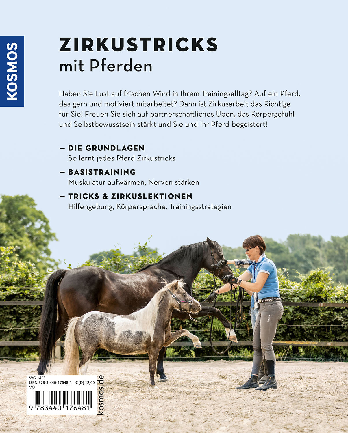 Circus tricks with horses
