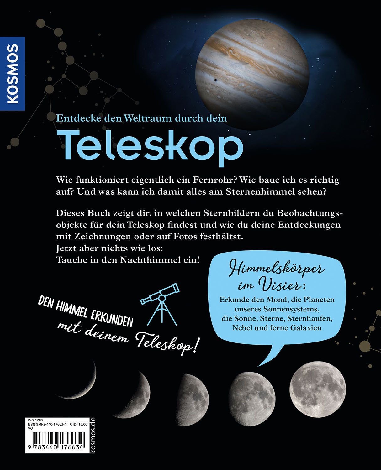 Entdecke den Weltraum durch dein Teleskop