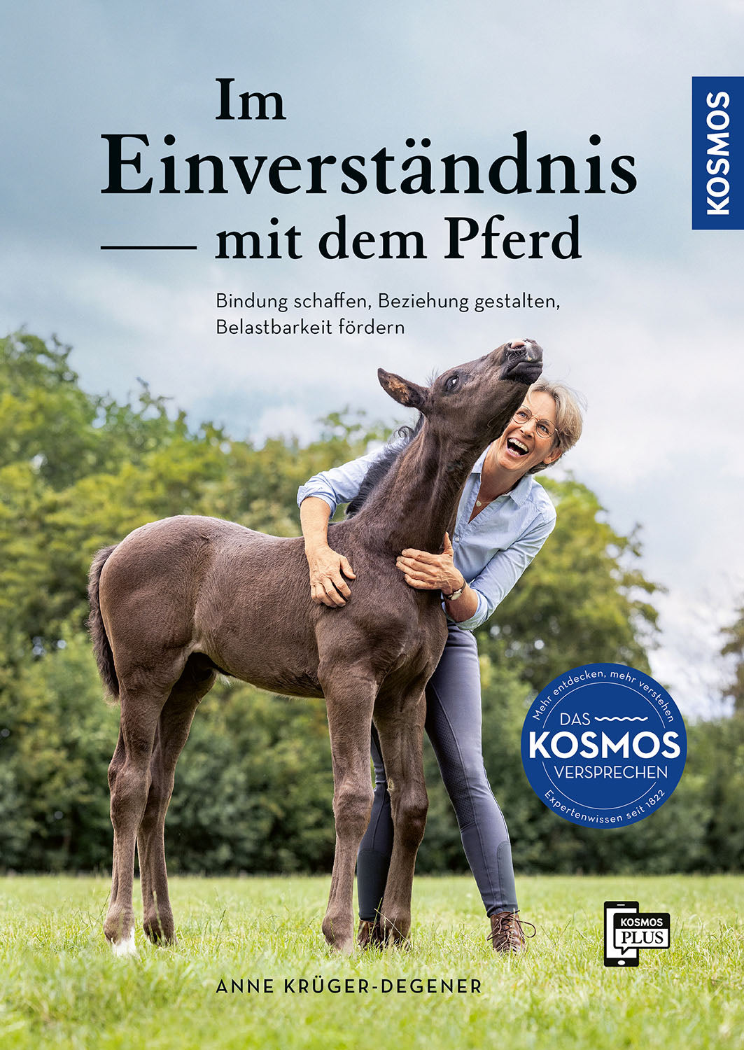 In agreement with the horse