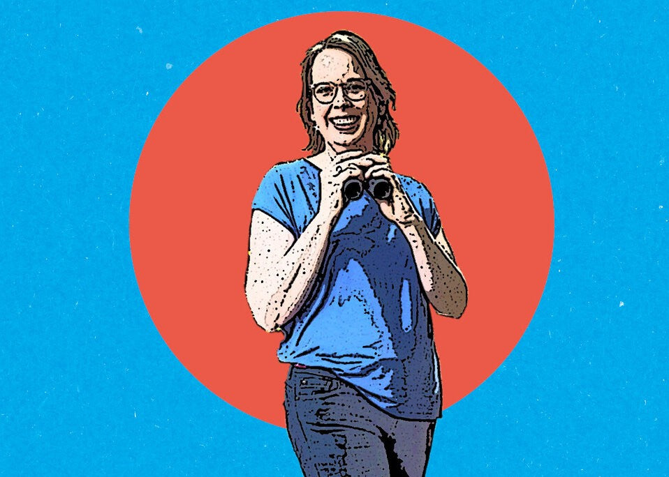 Die @Vogelguckerin Silke Hartmann